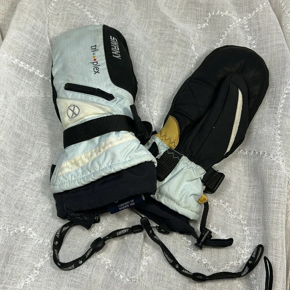 Swix leather mittens ski snowboard winter